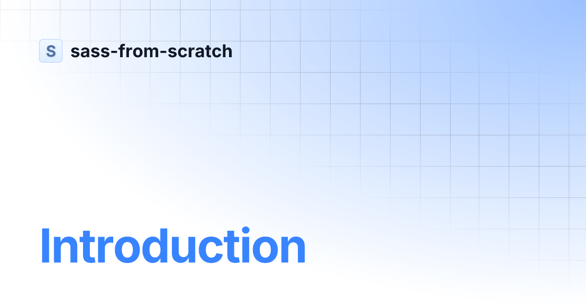 introduction-sass-from-scratch